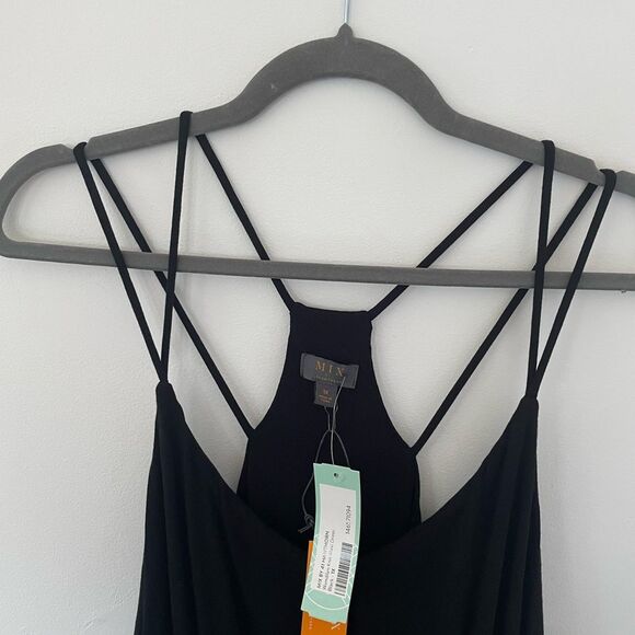 Mix by 41 Hawthorne black maxi dress with double straps size 1x nwt - Picture 6 of 10
